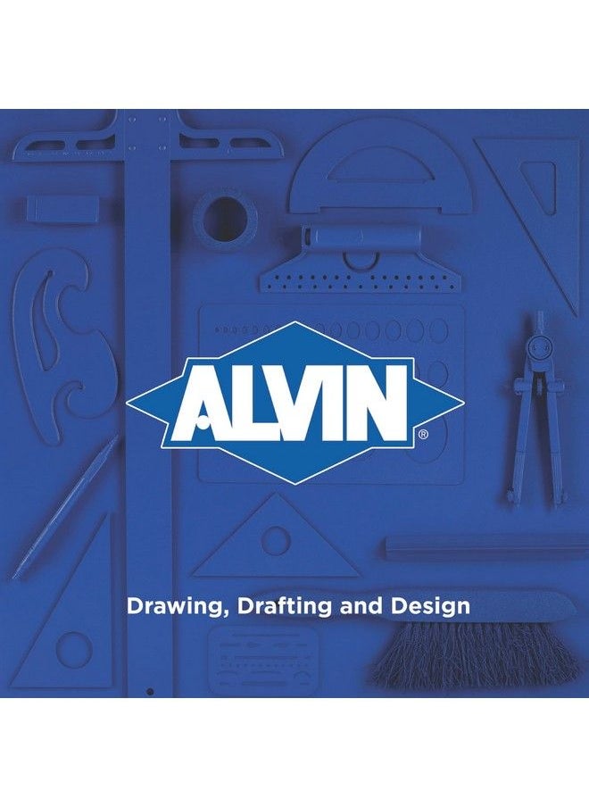 Alvin - P466 6" Semicircular Protractors 0.09" Thick Clear Plastic School Or Drafting Use - Image 1