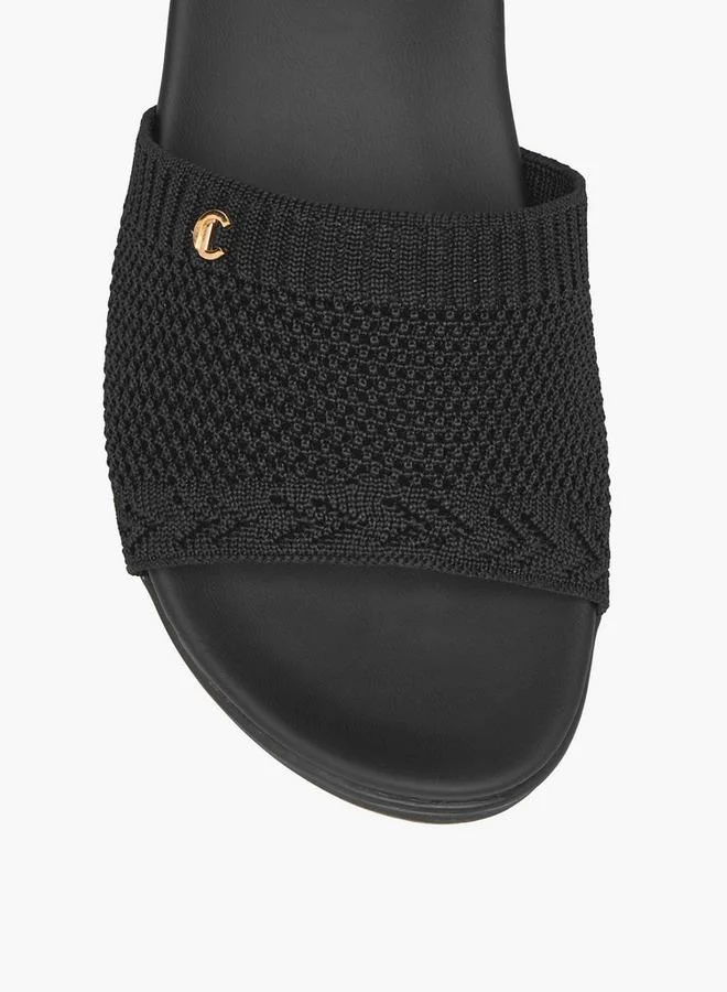 Le Confort BLACK Women Wedge Heel Sandals for Women | Best Price UAE