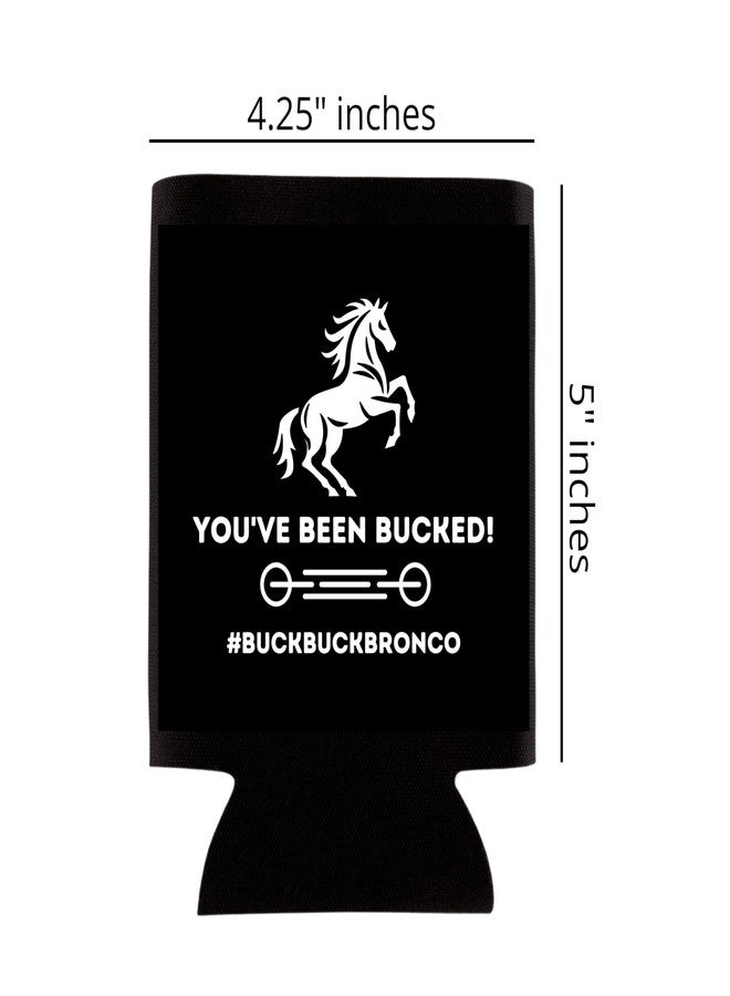Lashicorn You've Been Bucked Can Cozie Holder | Bulk 20 Pack | Collapsible Foam Can Cozie Holder | Buck Buck Bronco | #BuckBuckBronco #BuckYeah - Image 2