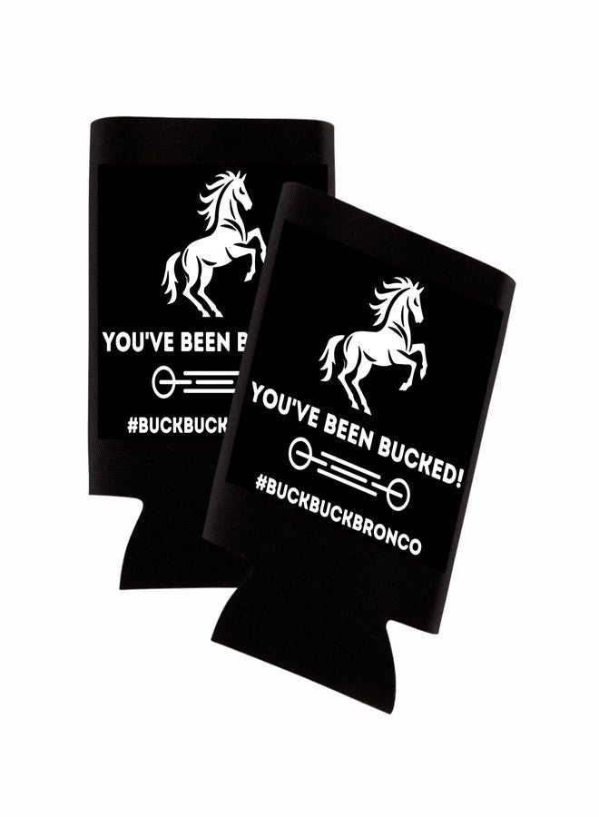 Lashicorn You've Been Bucked Can Cozie Holder | Bulk 20 Pack | Collapsible Foam Can Cozie Holder | Buck Buck Bronco | #BuckBuckBronco #BuckYeah - Image 1