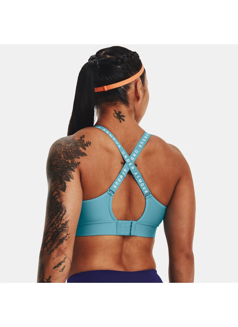 UNDER ARMOUR Women's Infinity Mid Covered Medium-Support Training Sports Bra
