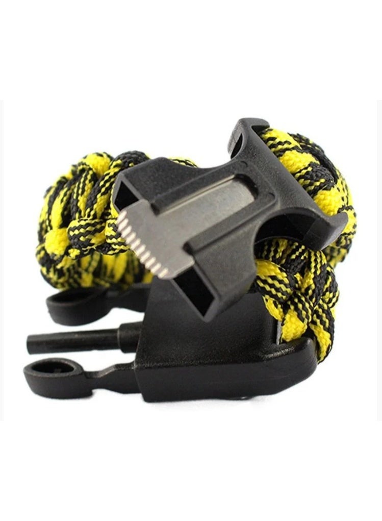 Multi-purpose survival bracelet with descriptive link – an emergency camping and adventure tool - Image 2