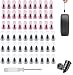 Aywenny 60PCS Tire Repair Rubber Nail Vacuum Tire Repair Kits Spiral Rubber Nails Tire Screw Plug Fast Tool Self Service Tire Repair Nail for car Motorcycle Truck Tractor Tire Puncture Repair - Image 2