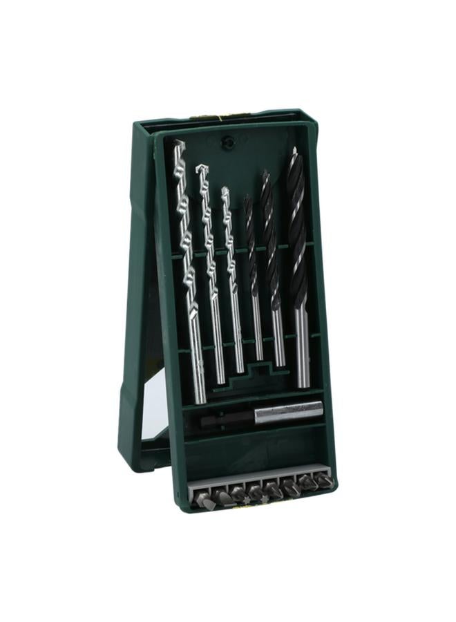 بوش طقم مفكات ومثقاب X-Line صغير مكون من 15 قطعة باللونين الفضي والأسود JE2 607 019 579 - Image 3