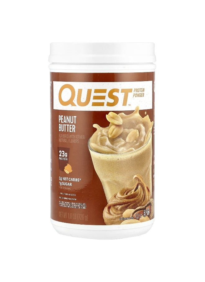 QUEST NUTRITION - Quest Nutrition, Protein Powder, Peanut Butter, 1.6 lb (726 g) - Image 1