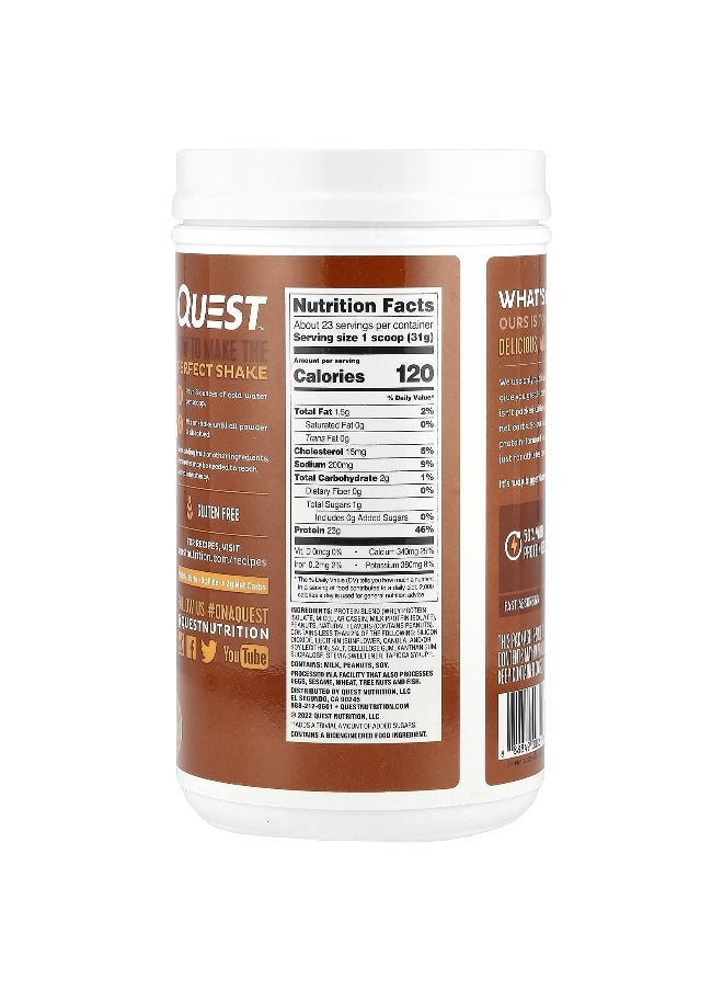 QUEST NUTRITION - Quest Nutrition, Protein Powder, Peanut Butter, 1.6 lb (726 g) - Image 1
