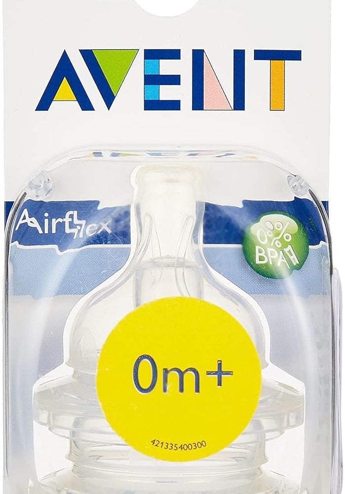 Philips Avent Nipple Classic New Born 6312, Clear - Image 3