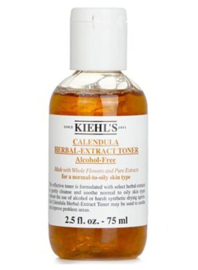 Kiehl's Kiehl's Calendula Herbal-Extract Toner – Alcohol-Free, Soothing & Hydrating Face Toner | Infused with Calendula Petals for Balanced, Refreshed Skin | For Normal to Oily Skin – 75ml - Image 1