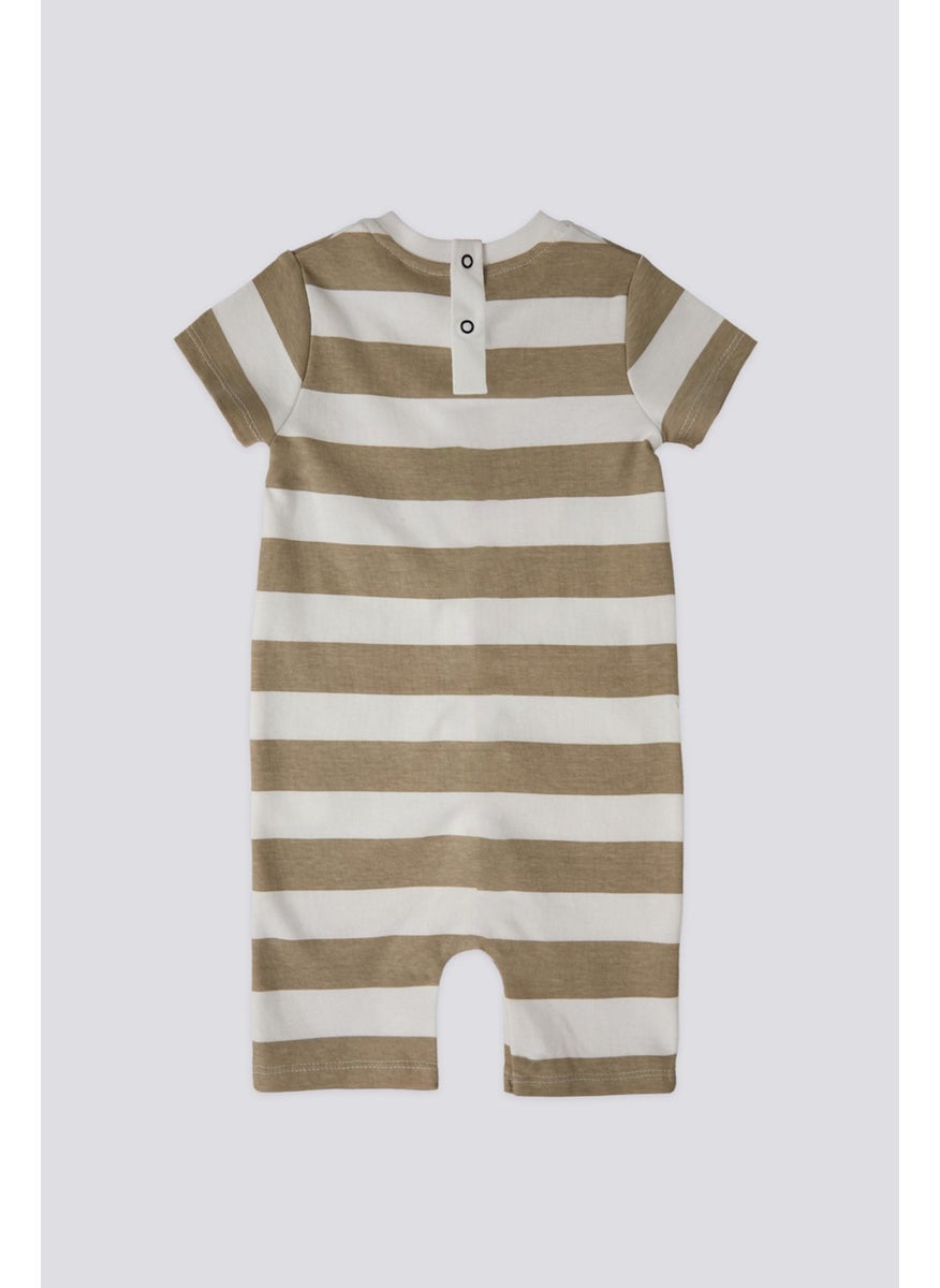 U.S. Polo Assn. - Baby Boy Cream Pajama Set 50301964-VR071 - Image 1