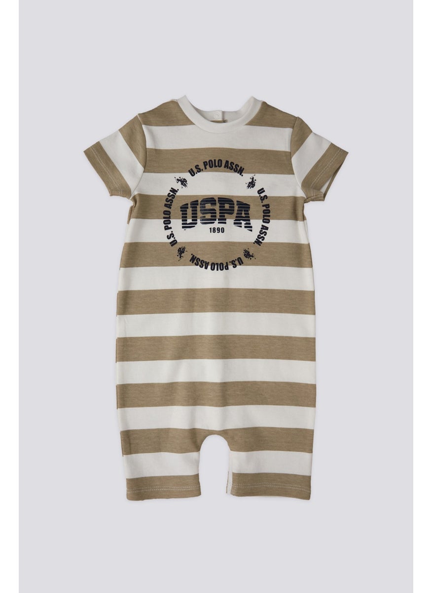 U.S. Polo Assn. - Baby Boy Cream Pajama Set 50301964-VR071 - Image 1