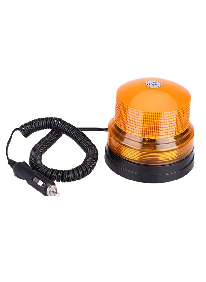 Loquat TIROL High Power LED Car Vehicle Amber Single Flash Warning Light with Magnetic Mount Beacon Strobe Emergency Alarm Lamp - Image 4