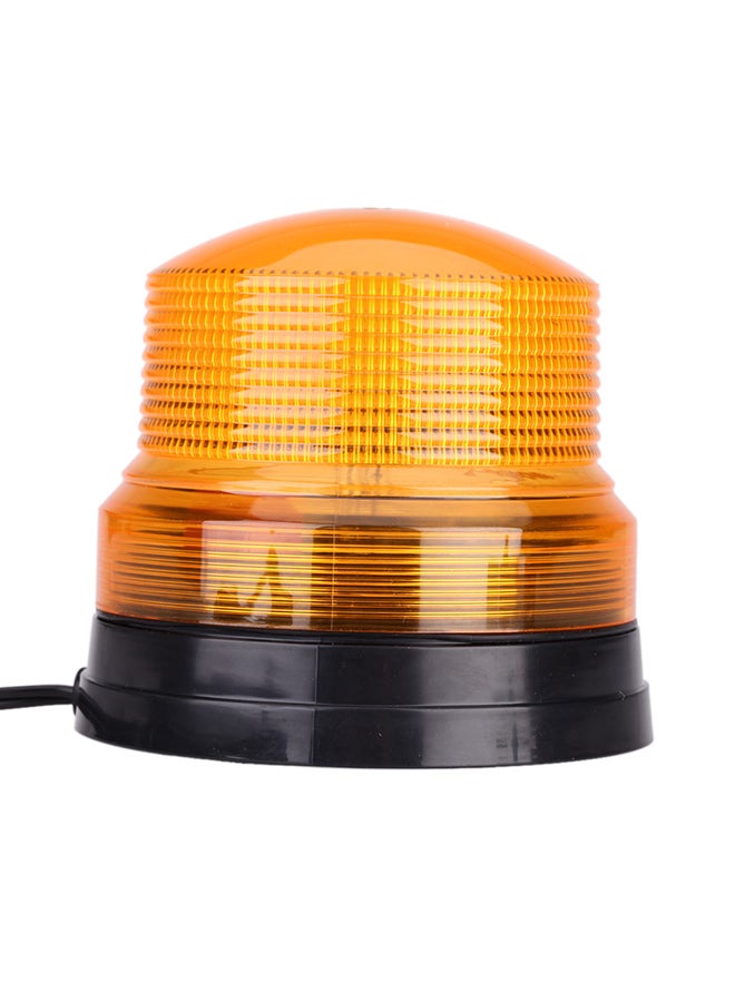 Loquat TIROL High Power LED Car Vehicle Amber Single Flash Warning Light with Magnetic Mount Beacon Strobe Emergency Alarm Lamp - Image 1