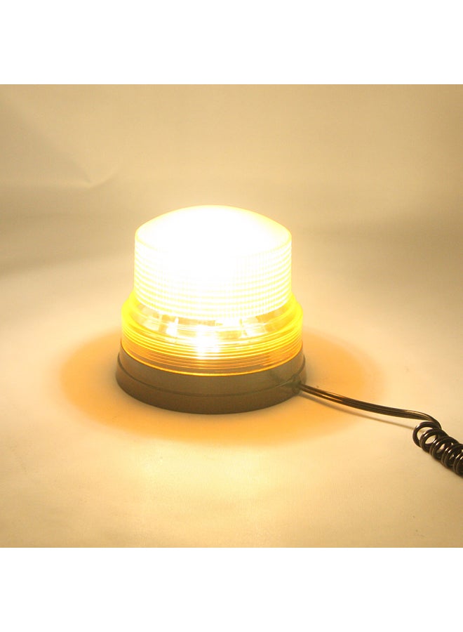 Loquat TIROL High Power LED Car Vehicle Amber Single Flash Warning Light with Magnetic Mount Beacon Strobe Emergency Alarm Lamp - Image 5