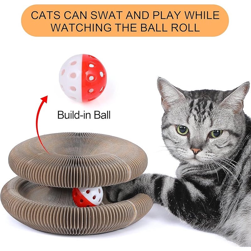 FluffyDream TV Cat Scratcher Cardboard Lounge Bed, Cat Scratching Board, Durable Board Pads Prevents Furniture Damage (L-Shape) (Reversible) - Image 4