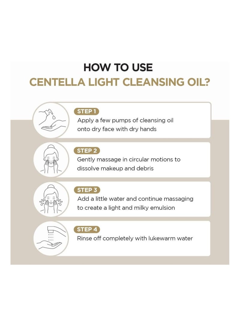 SKIN1004 Madagascar Centella Light Cleansing Oil 6.76 fl.oz 200mlml - Image 3