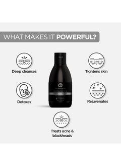 The Man Company The Man Company Activated Charcoal Face Wash for Men - 100ml | Enriched with Ylang Ylang & Argan Essential Oils | Anti Pollution, Acne Oil Control | Deep Cleansing | Blackheads Removal  - Image 3