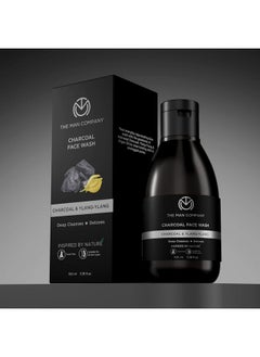 The Man Company The Man Company Activated Charcoal Face Wash for Men - 100ml | Enriched with Ylang Ylang & Argan Essential Oils | Anti Pollution, Acne Oil Control | Deep Cleansing | Blackheads Removal  - Image 5