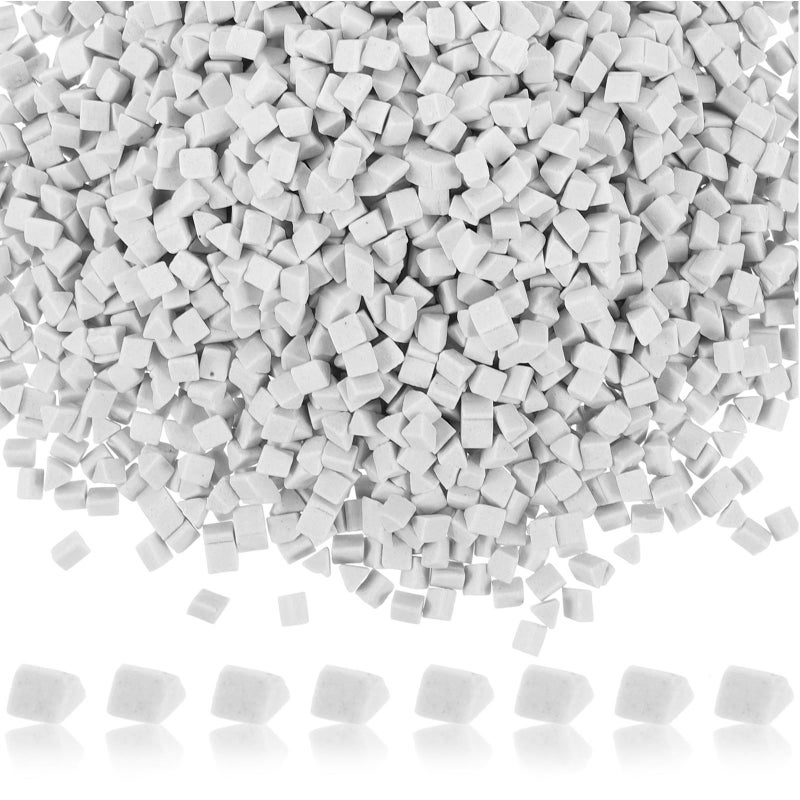 Ceramic Triangle Abrasive 4mm Polishing Media for Rock Tumbling Jewelry Buffing - Image 2