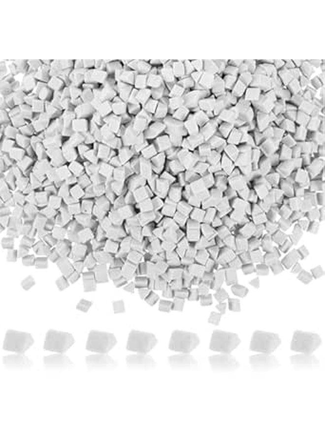 Ceramic Triangle Abrasive 4mm Polishing Media for Rock Tumbling Jewelry Buffing - Image 1