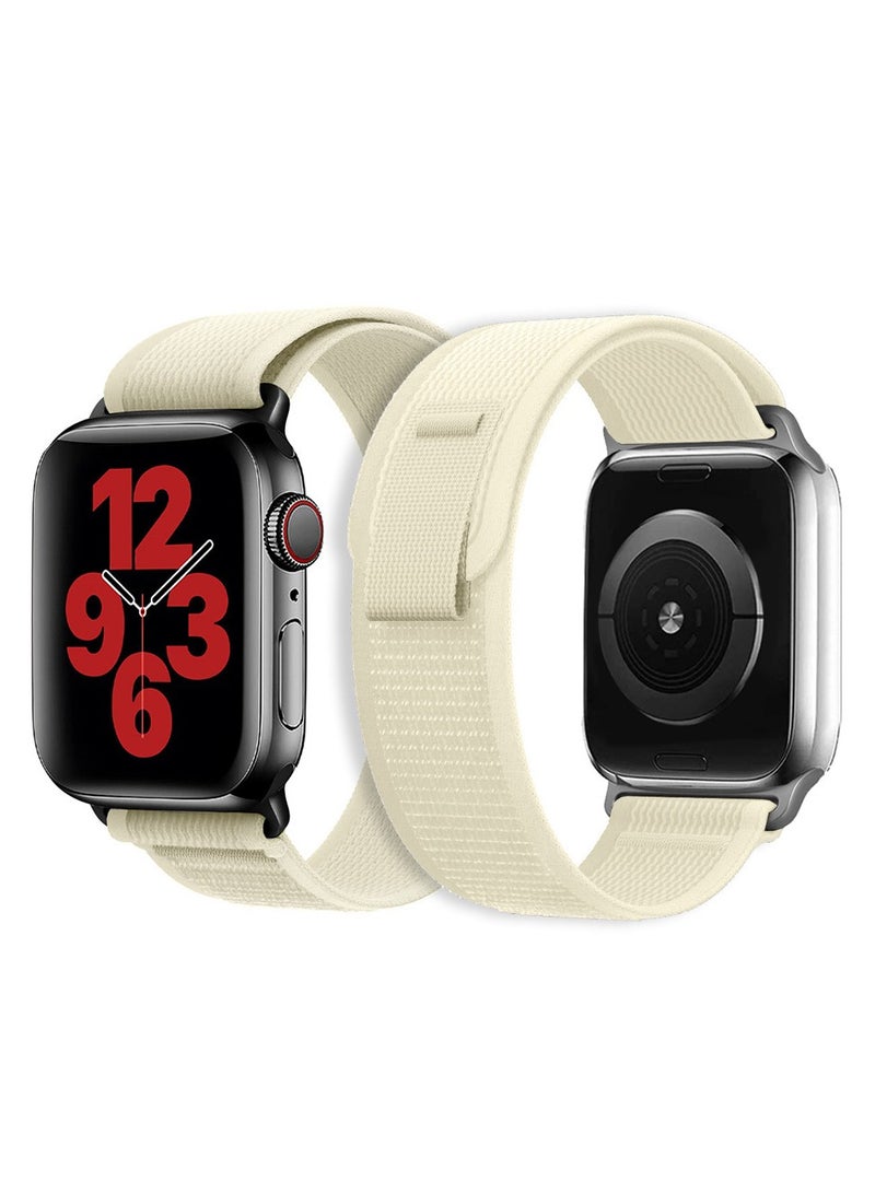 Apple Watch Strap 38mm 40mm 41mm Band Trail Loop Stretchy Soft Nylon Band Adjustable Sports Strap for Apple Watch Series 7/SE/6/5/4/3/2/1 - Image 1