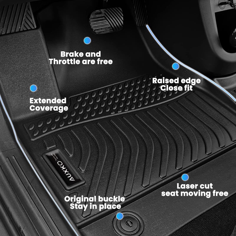 Auxko All Weather Floor Mats Upper Cargo Mat Fit for Honda CR-V 2023 2024 2025 2026(Include Hybrid) TPE Rubber Liners CRV Accessories Odorless Anti-Slip Floor Mats Cargo Mat for Upper Position - Image 5