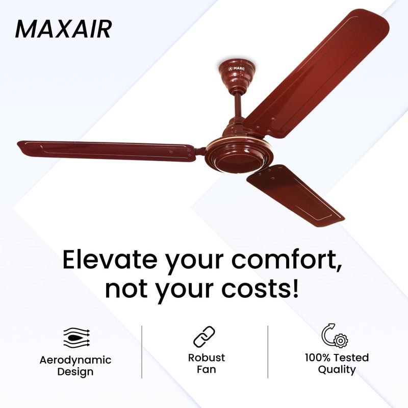 MARC Marc Max Air I 36 INCH I Ceiling Fan Brown  - Image 2