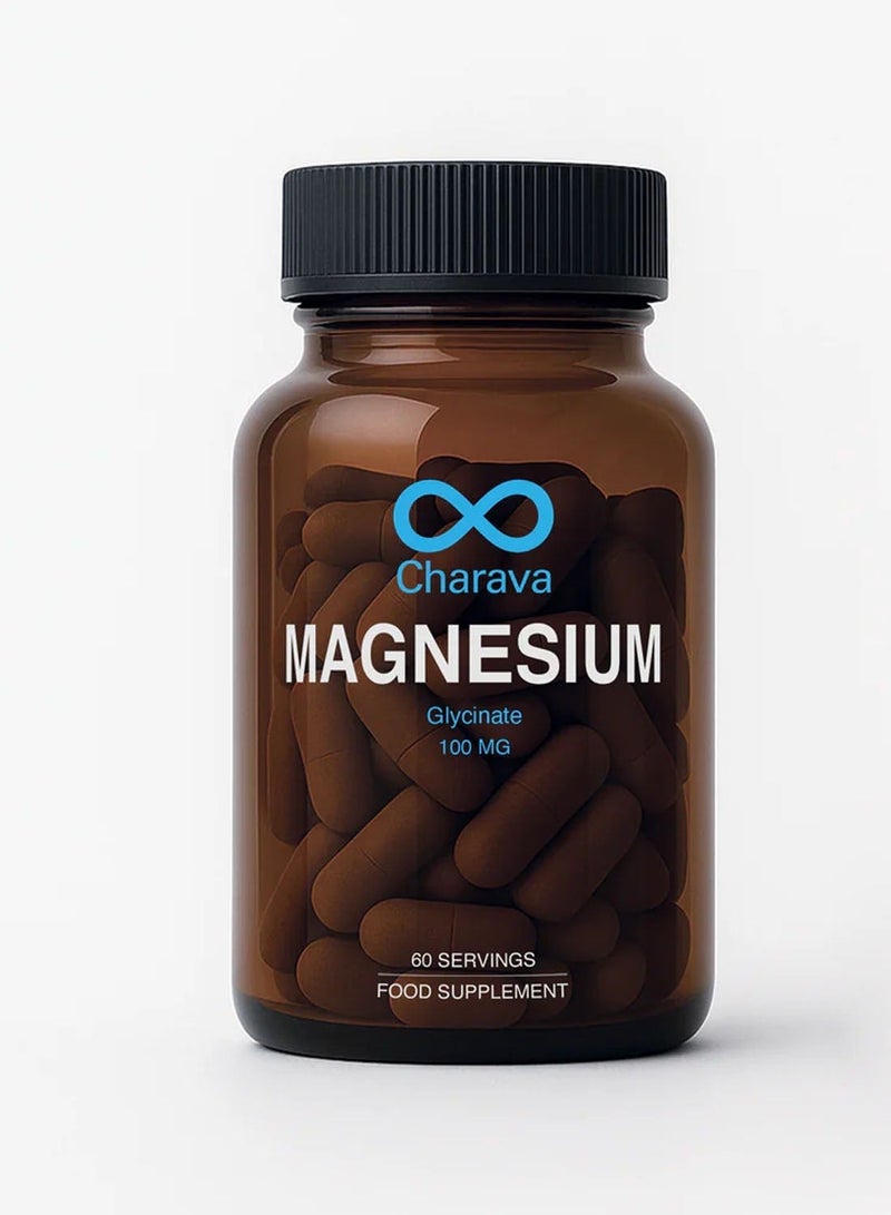 Charava Magnesium Glycinate ,60 Capsules - Image 1