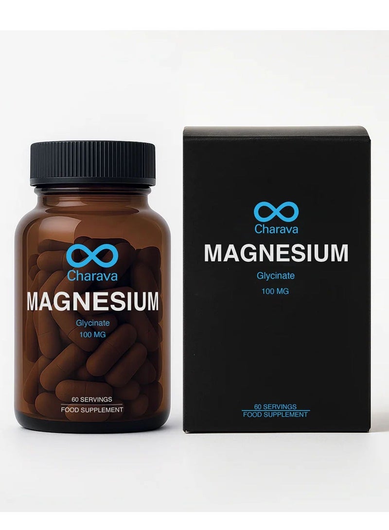 Charava Magnesium Glycinate ,60 Capsules - Image 3