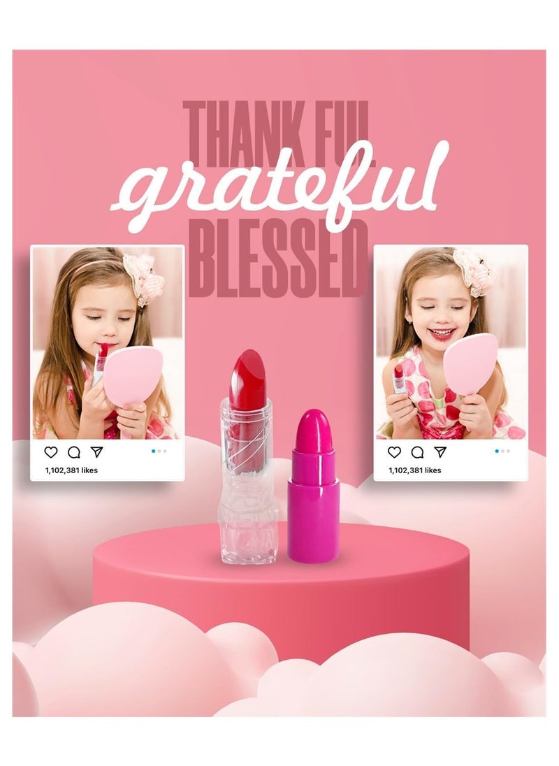 Generic - Kids Makeup Kit for Girls, Safe Real Washable Make up Kit for Little Girl Princess Toddler Makeup for Kid Birthday Gifts - Image 1