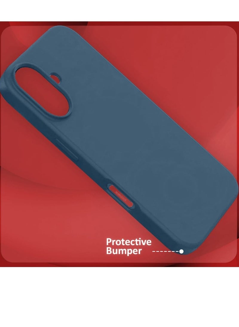 ELTRAZONE Liquid Silicone Case for iPhone 16 – Ultra Slim Design with Soft Anti-Scratch Microfiber Lining & Drop Protection - Image 3