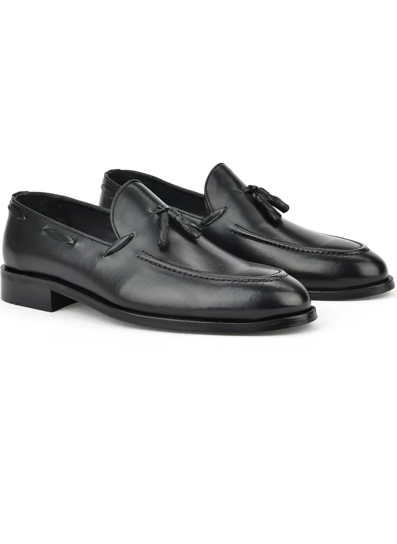 Ziya , Men's Leather Classic Shoes 1511027Z206 Black