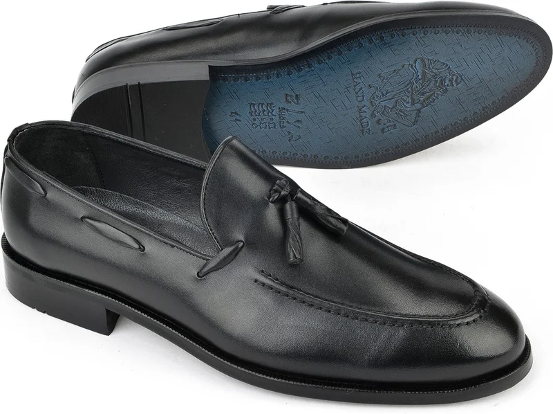 Ziya , Men's Leather Classic Shoes 1511027Z206 Black