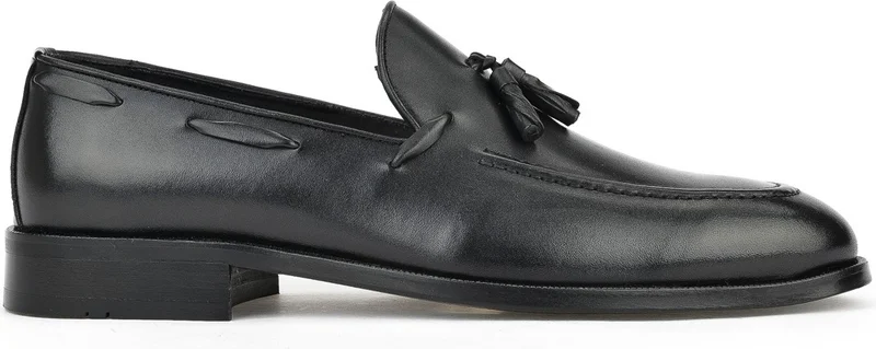 Ziya , Men's Leather Classic Shoes 1511027Z206 Black