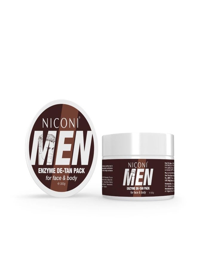 Niconi Men Enzyme De-Tan Pack For Face & Body (300g) - Image 1