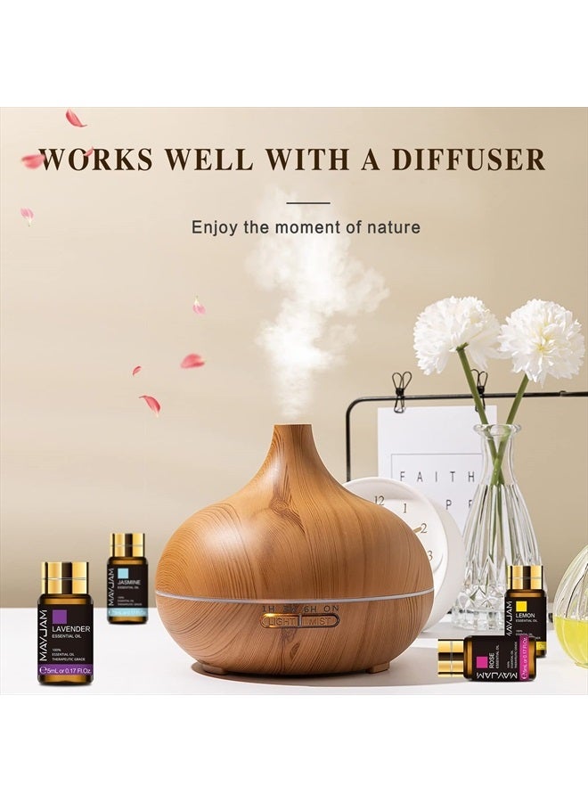 MAYJAM Tea Tree 20 Pcs Pure Essential Oil Gift Set, for Diffuser, Humidifiers, Skin Care, Massage, Fragrance Oil Scent for DIY Candle and Soap Making, Gift for Friend (5ML) - Image 4