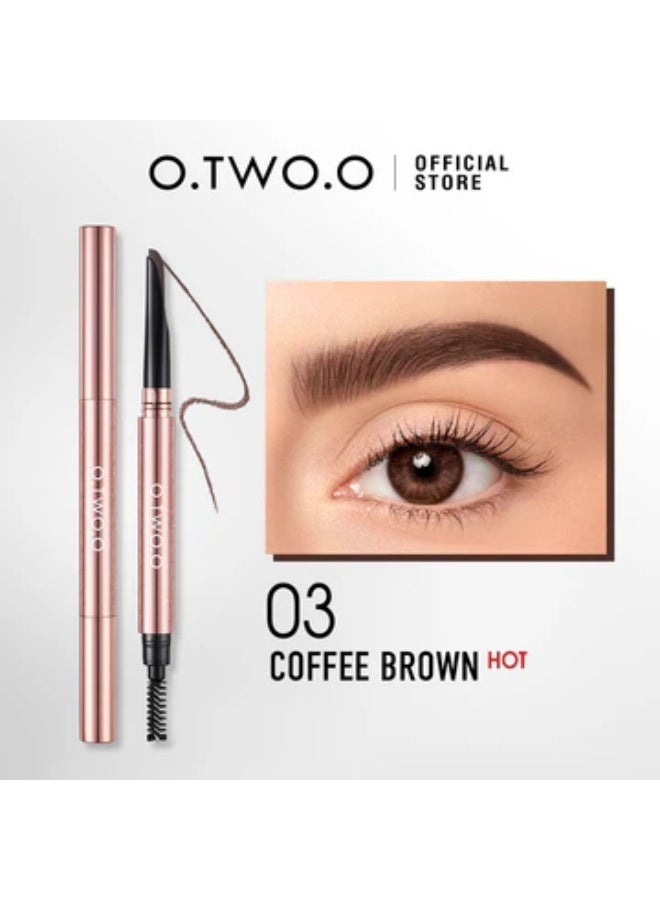O.TWO.O Haute sculpting machete Brow pencil 03 COFFE BROWN - Image 1