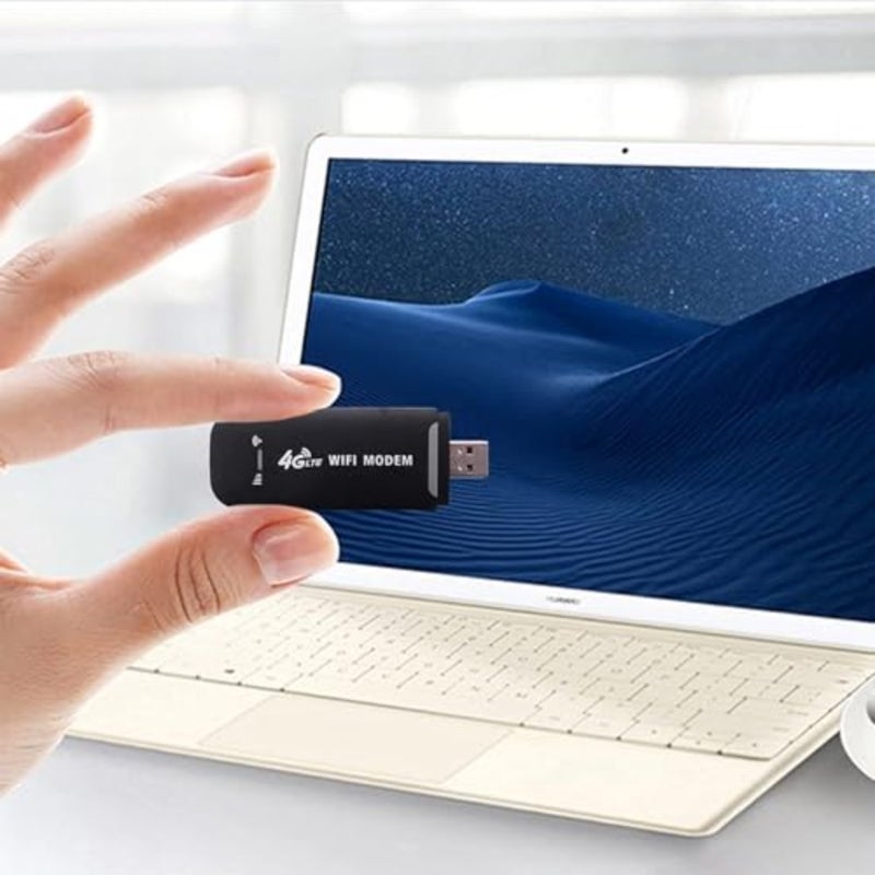 راوتر واي فاي 4G محمول للسفر والمكتب المنزلي، جهاز أسود من بلاستيك ABS بسرعة 150 ميجابت في الثانية، يدعم 8 مستخدمين في وقت واحد - Image 3