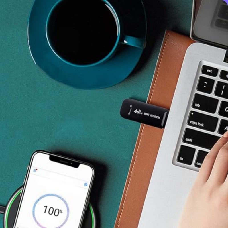 راوتر واي فاي 4G محمول للسفر والمكتب المنزلي، جهاز أسود من بلاستيك ABS بسرعة 150 ميجابت في الثانية، يدعم 8 مستخدمين في وقت واحد - Image 5