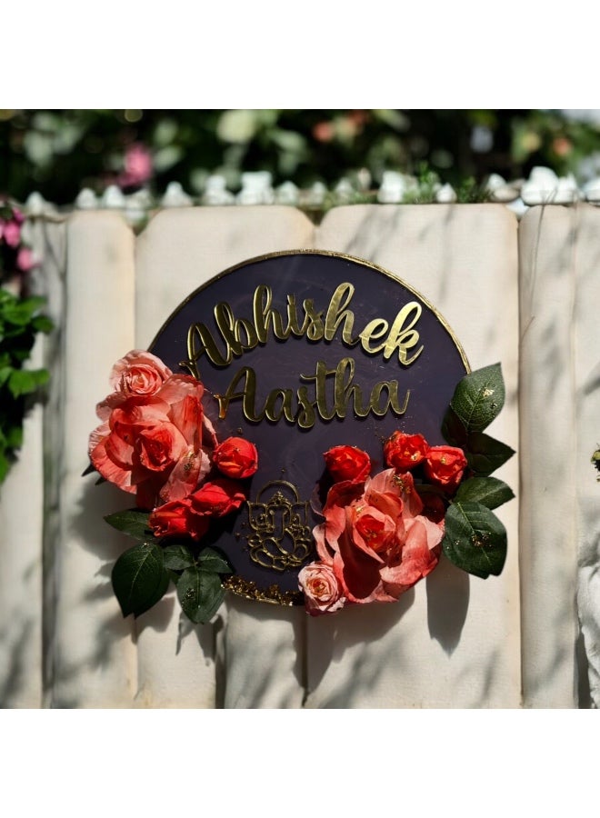 Hazel Vistaa Handmade Name Plate - Image 2