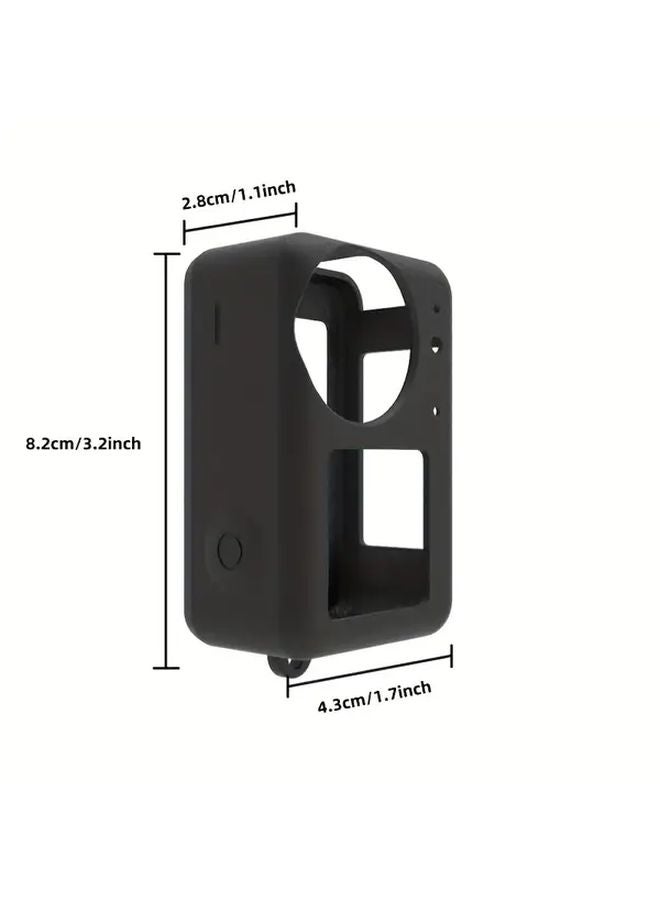 غطاية كاميرا DJI Osmo Action 3 و4 و5 Pro باللون الأزرق - مقاومة للصدمات ومقاومة للخدوش وواقية من الغبار - Image 3