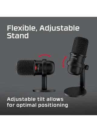 Hyperx Solocast – Usb Condenser Gaming Microphone, For Pc, Ps4, Ps5 And Mac, Tap-To-Mute Sensor, Cardioid Polar Pattern, Great For Gaming, Streaming, Podcasts, Twitch, Youtube, Discord - view 5