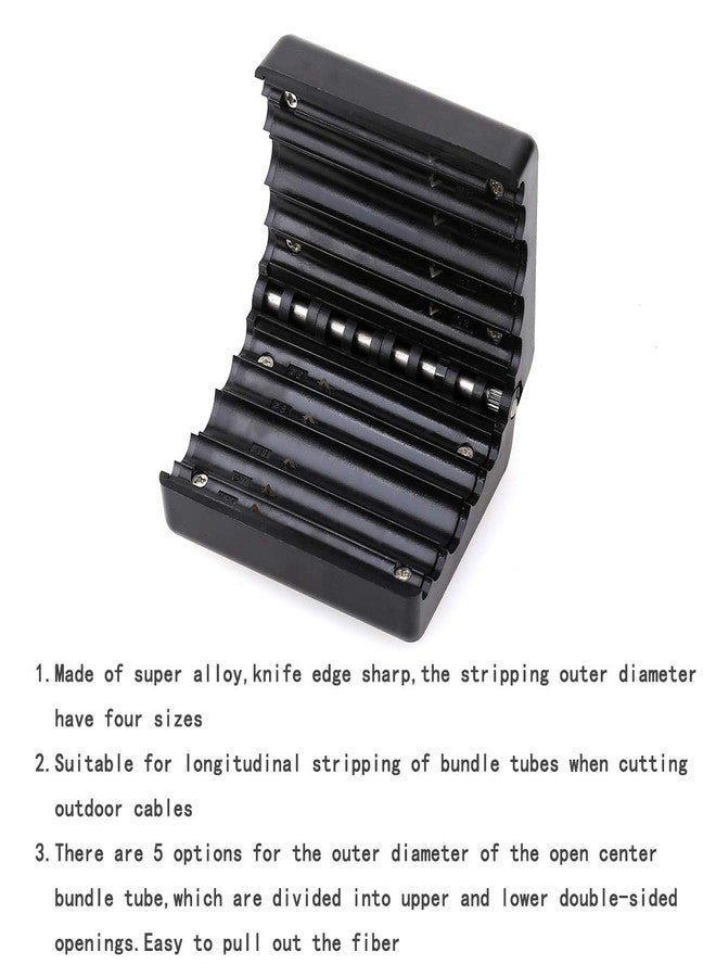 KELUSHI Fiber Optic Cable Jacket Stripping Tool, 4.5-11mm, Black, Special Super Alloy - Image 4
