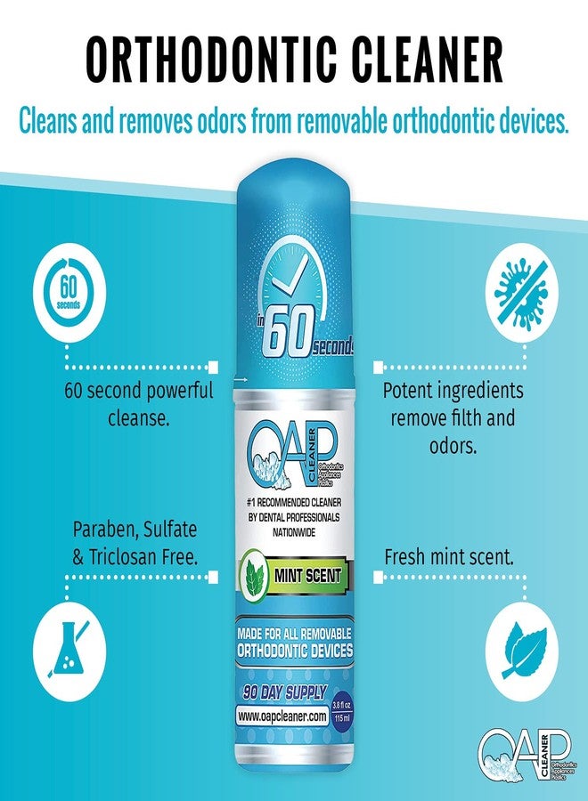 OAP Cleaner - Cleans and Sterilizes Removable Dental and Ortho Appliances - Foam, 3-to-4 Month Supply … - Image 2