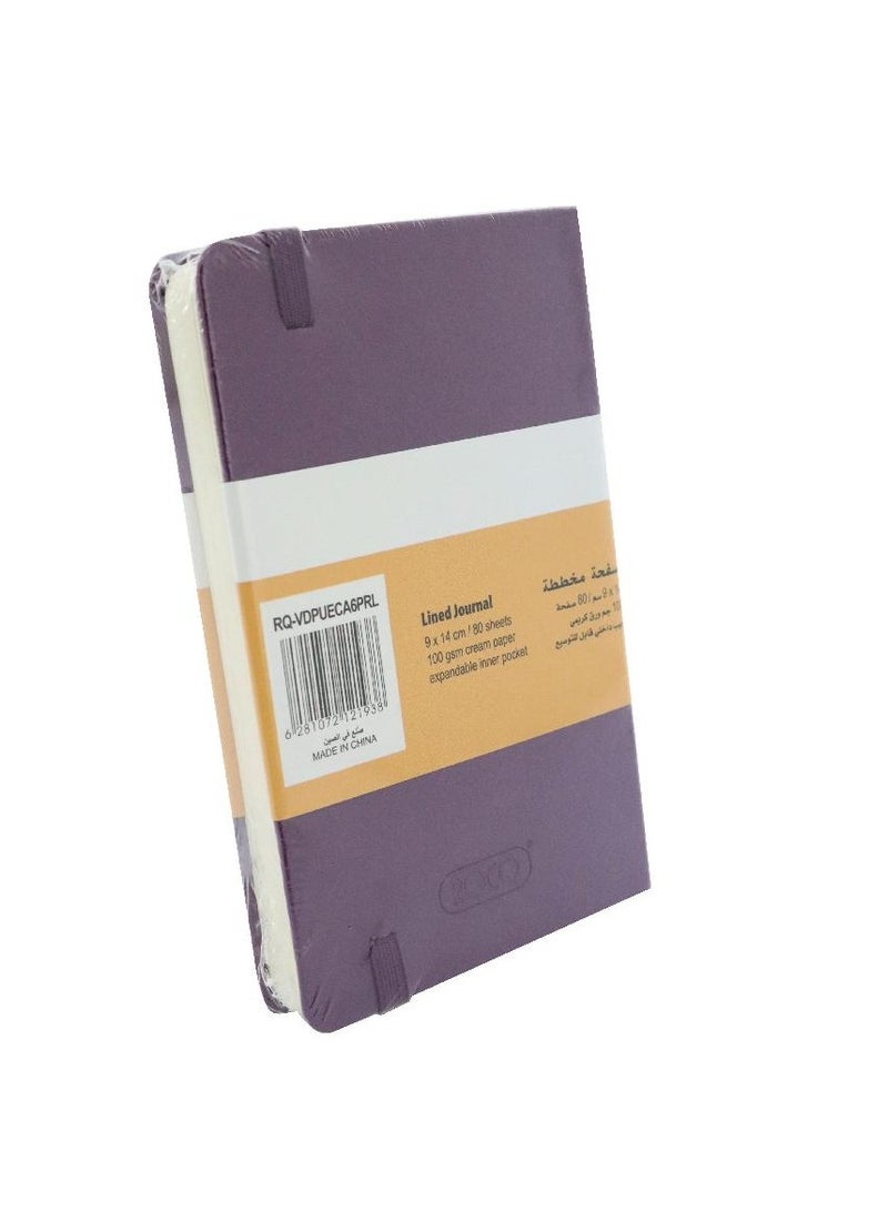 ROCO Embossed Notebook with Elastic Band 9 x 14 cm, 160 Pages - Image 2