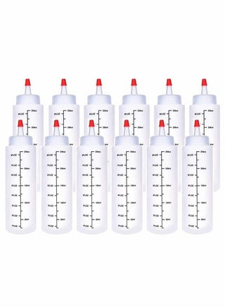 Condiment Squeeze Bottles, 12 Pack 240 ML Plastic Squeeze Bottles With Red Tip Cap Tie Dye Bottles Empty Paint Squeeze Bottle For Ketchup, BBQ, Sauces, Syrup, Condiments, Dressings, Arts - pzsku/ZA7426DD2198AFA708FA1Z/45/_/1682456011/5cc624a0-5fbc-456c-a918-d2e0aa04c528