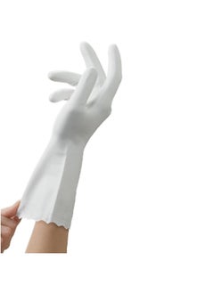 Mr Clean Bliss Pillow Soft Lining Premium Latex-Free Gloves White 12 Inch 243034  - Image 2