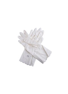 Mr Clean Bliss Pillow Soft Lining Premium Latex-Free Gloves White 12 Inch 243034  - Image 1