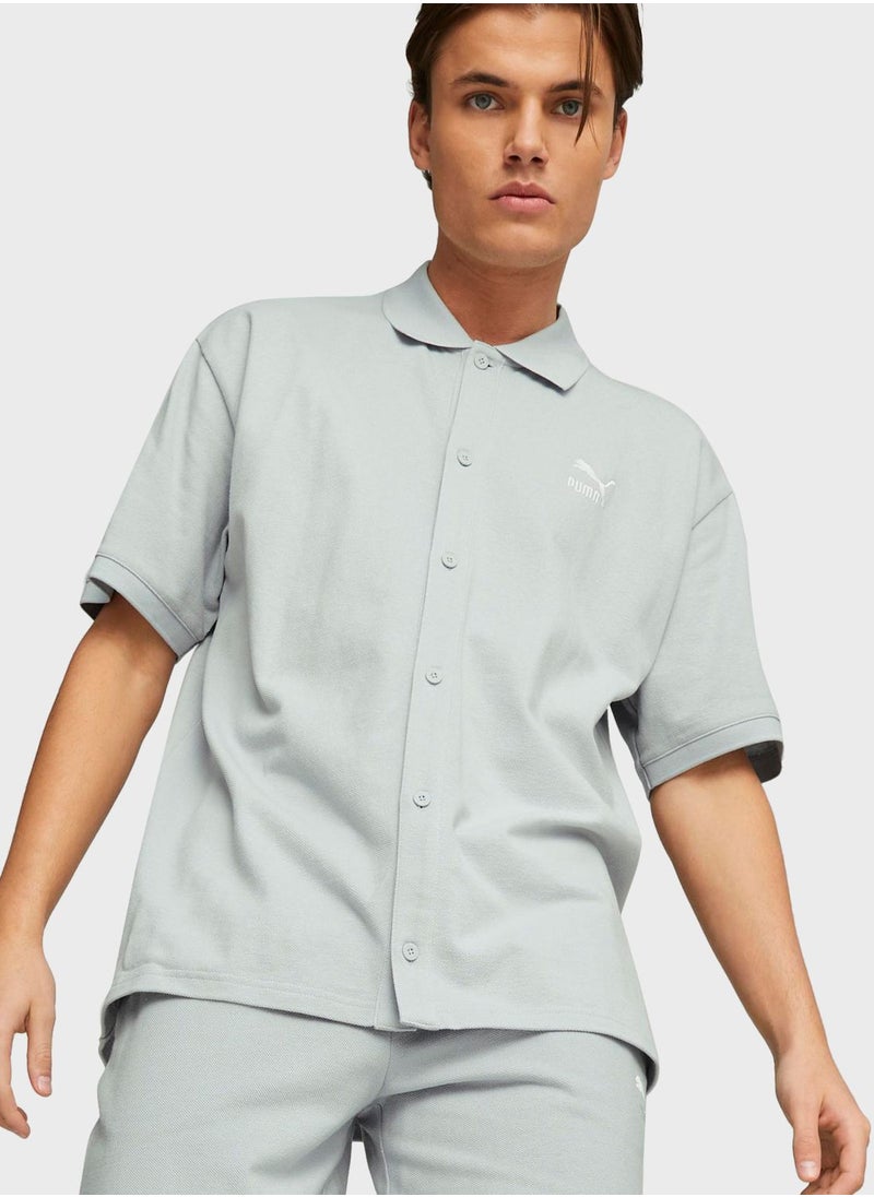 PUMA - Classics Pique Shirt - Image 1