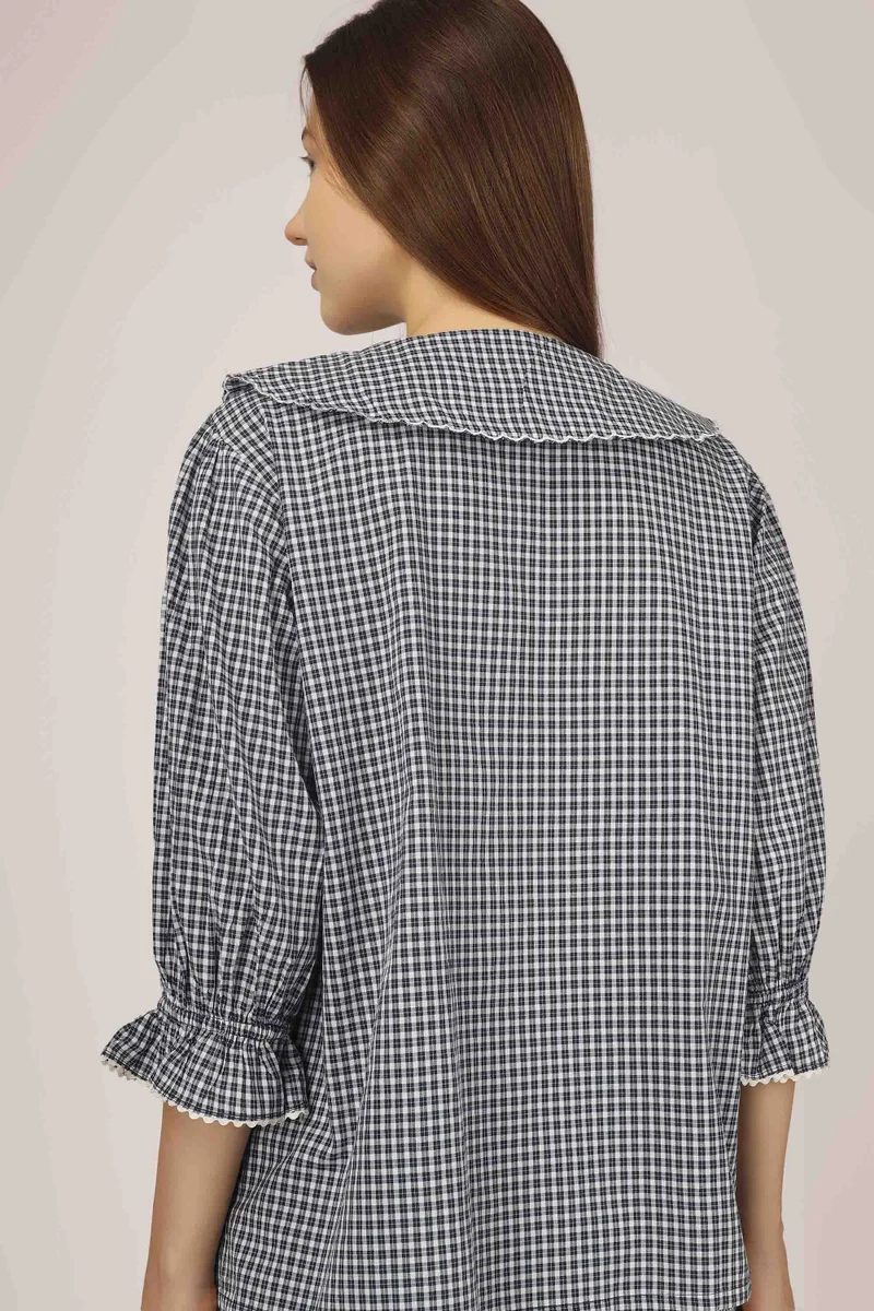 افتر دارك طقم بيجامة مطرزة عتيقة