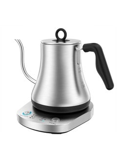 SINCHER Electric Gooseneck Coffee Kettle with Temperature Control - 0.8L Stainless Steel Tea & Coffee Pot - 1000W Fast Heating, Auto Shut-Off Protection  - Image 1